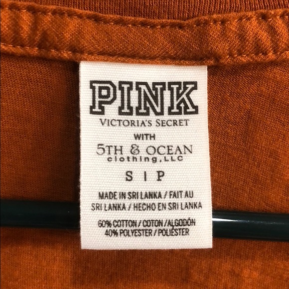 VS Pink Texas Longhorn sequin V-neck. - Picture 2 of 5